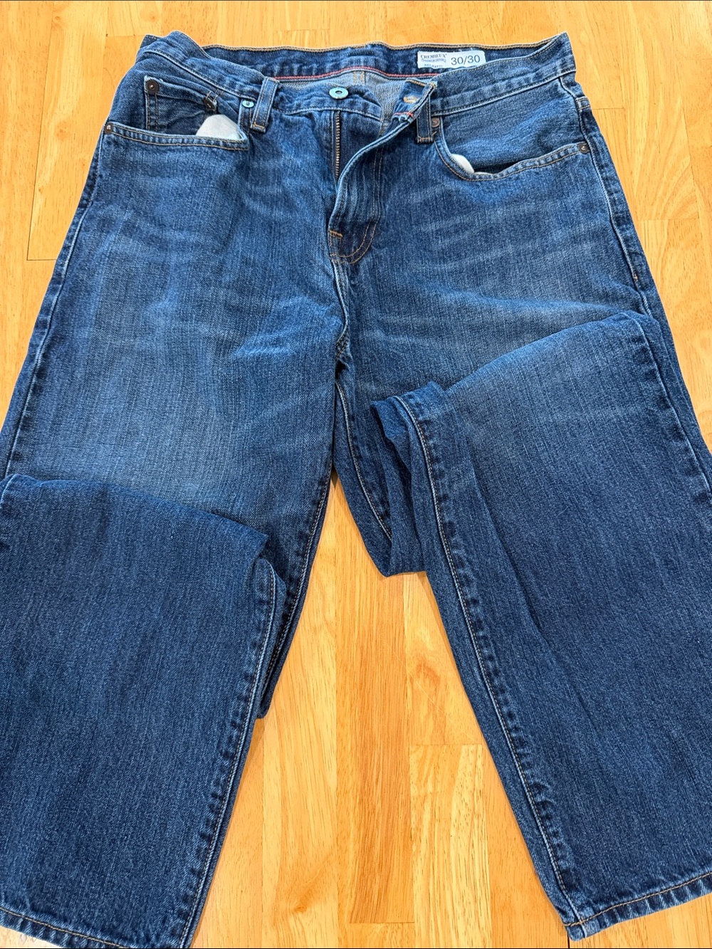 Daniel Cremieux Men's Dark Blue Straight Jeans